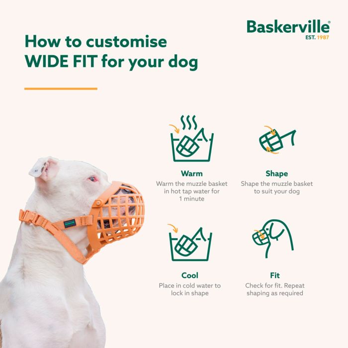 Company of Animals Bozal Baskerville WIDE FIT
