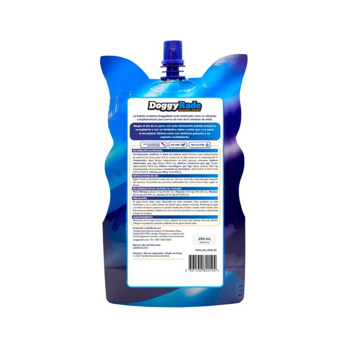Tonisity DoggyRade Isotonic Drink 250 ml