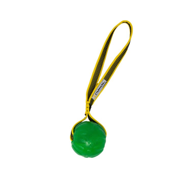 Starmark Pelota Gripcord Chew con asa