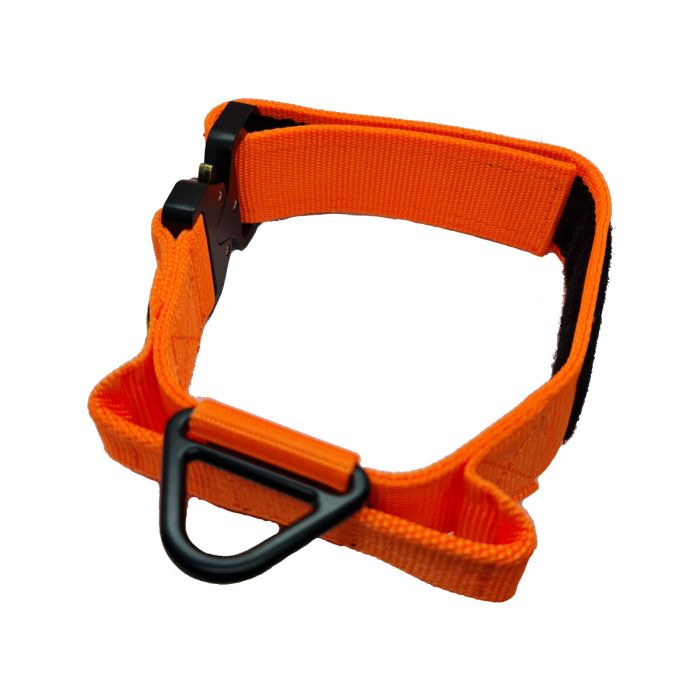 Euro Joe Collar táctico naranja con asa 38 mm