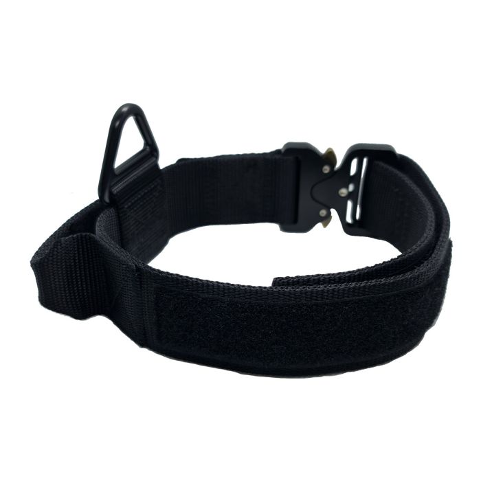 Euro Joe Collar táctico negro con asa 38 mm