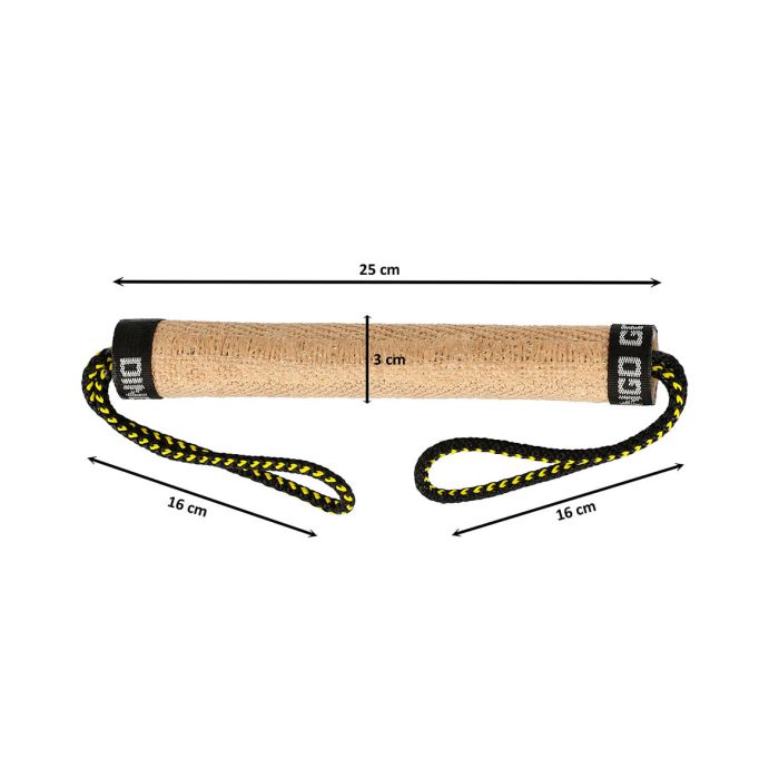 Dingo Gear Cilindro de yute con dos asas 25 cm x 3 cm