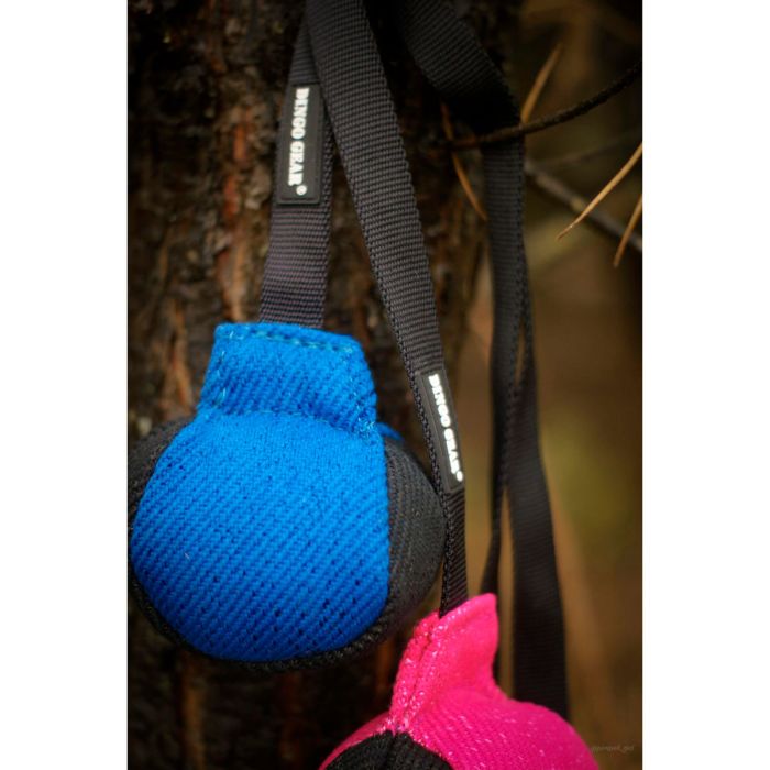 Dingo Gear Pelota de tela francesa 9 cm con cuerda