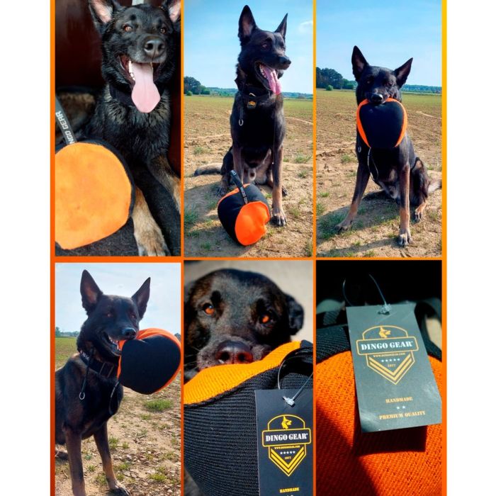 Dingo Gear Pelota de tela francesa 19 cm con asa