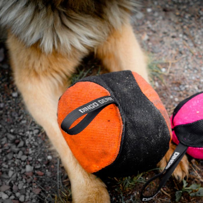 Dingo Gear Pelota de tela francesa 19 cm con asa