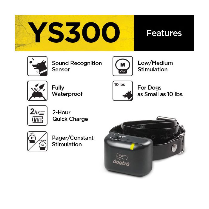 Dogtra YS300 collar antiladridos