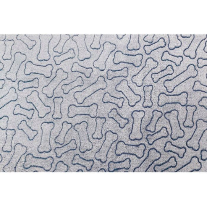 Nayeco Manta huesos azul 100 cm x 70 cm
