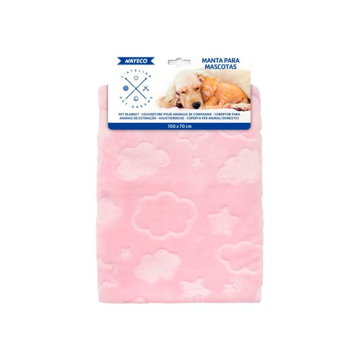 Nayeco Manta Sky rosa 100 cm x 70 cm