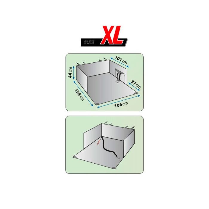 KanesJob Funda protectora para maletero Dexter XL