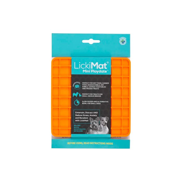 LickiMat Mini Playdate naranja