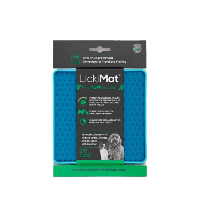 LickiMat Mini Tuff Soother turquesa