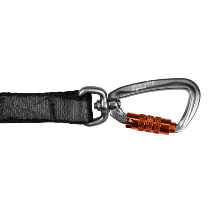 Non-stop dogwear Move leash negra 20 mm x 1,7 m