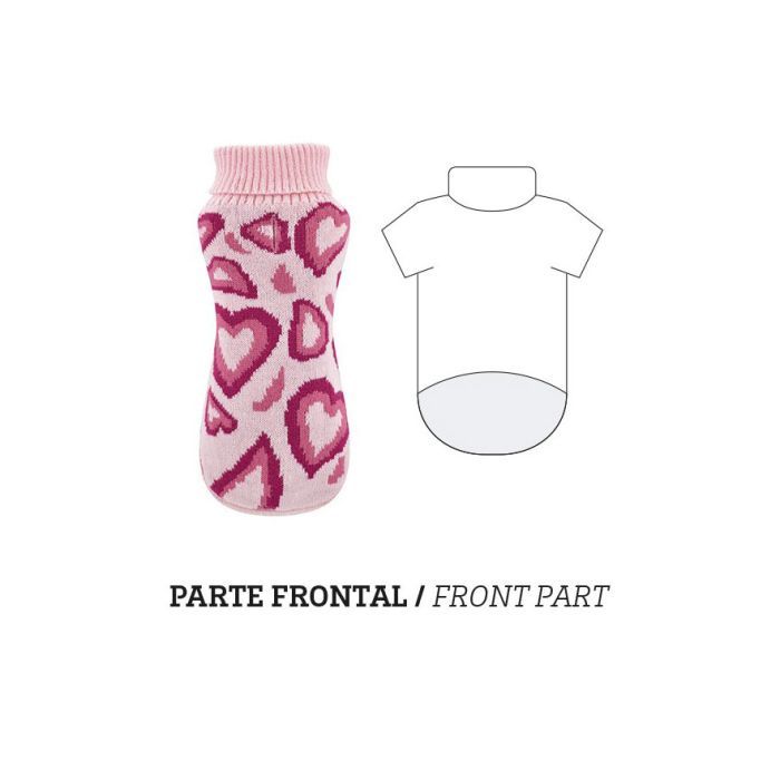 Nayeco Jersey de punto Pop Love rosa
