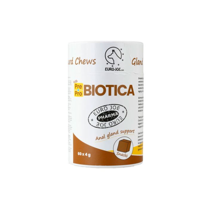 Euro Joe Gland Guard Chews prebióticos y probióticos 60 x 4 g