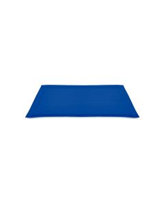 Colchoneta refrescante Nayeco Cool Pad rectangular en color azul liso sobre fondo blanco