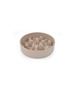Nayeco Comedero lento de bambú beige 1,43 l