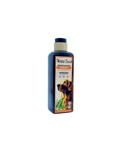 Botella de champú antipicores para perros Bopp Soul con aceite de neem y árbol del té, 300 ml