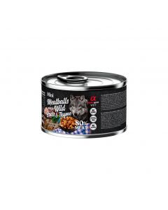 Albóndigas de Jabalí y Tomillo – Alimento húmedo premium natural con carne fresca y tomillo, para perros adultos – Zona K9
