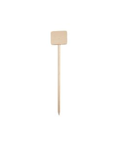 Dingo Gear Marcador de madera cuadrado