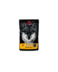 Mousse de pollo para perros – Alimento húmedo completo con 95 % de pollo, incluyendo carne, hígado y corazón. Rico en nutrientes esenciales – Zona K9
