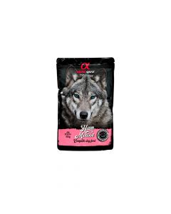 Mousse de jamón para perros – Alimento húmedo completo con 95 % de carne de cerdo, pulmón e hígado. Rico en proteínas y nutrientes esenciales – Zona K9