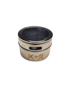 Contenedor de olores K9-Nose de acero inoxidable con imán para entrenamientos de detección canina.