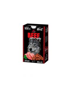 Natural Snack Ternera 80g para perros – Snack complementario con 34% de proteína, colágeno y antioxidantes naturales. Sabor irresistible – Zona K9