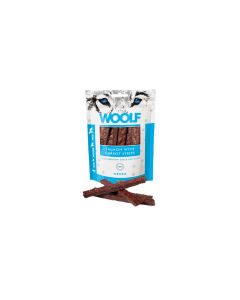 Woolf Snack de tiras de salmón y zanahorias 100 g