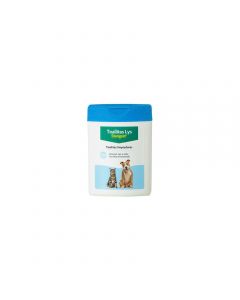 Bote de toallitas limpiadoras Lys de Stangest para la higiene de ojos y oídos de perros y gatos.