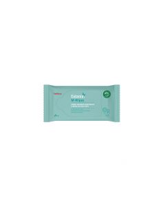 Paquete de toallitas dermatológicas VetNova Cutania M-Wipes para la higiene y cuidado de la piel en perros.
