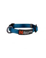 Collar para perro azul Non-stop dogwear Tumble vista completa fondo blanco
