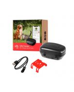 Caja del producto Dogtrace GPS Mini con dispositivo y accesorios incluidos