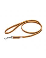 Julius-K9 Correa naranja de goma entretejida 20 mm con asa