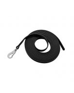 HS Sprenger Correa negra de Biothane Footballgrip 16 mm sin asa