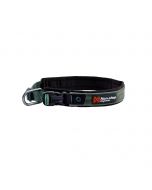 Collar para perro Roam Non-stop dogwear color verde acolchado con cierre seguridad