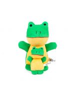 Peluche para perros Rana Rafiki verde de Gloria diseño divertido para estimulación mental