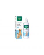 Bote y caja de limpiador auricular OtiCan Stangest 125ml higiene oídos perros y gatos