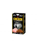 Natural Snack Pollo 80g para perros – Snack complementario con 60% de pollo, colágeno y antioxidantes naturales. Sabor irresistible – Zona K9