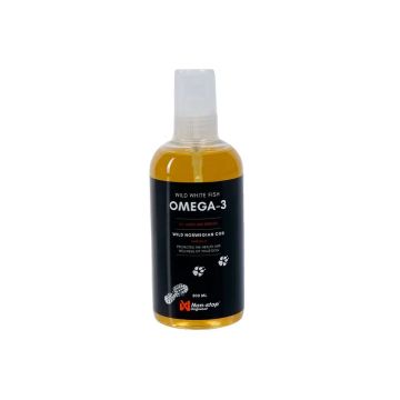 Aceite de pescado blanco Wild White Fish Omega-3 Oil para perros – Rico en omega-3 (EPA y DHA), favorece piel, pelo y articulaciones – Zona K9