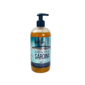 Aceite de Sardina "The Natural Impulse" – Suplemento natural para perros y gatos, rico en Omega-3 y vitamina D para piel, articulaciones y salud general – Zona K9	