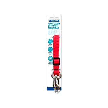 Nayeco Adaptador para cinturón de seguridad de coche rojo 20 mm x 30-60 cm
