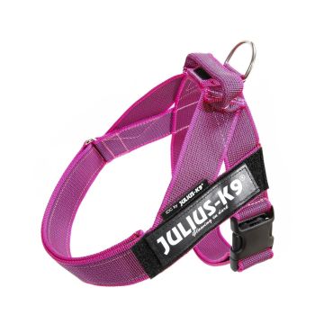 Julius-K9 Arnés IDC de cinta rosa
