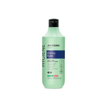 Bote verde de limpiador lagrimal Artero Pretty Eyes 300ml vegano para perros y gatos