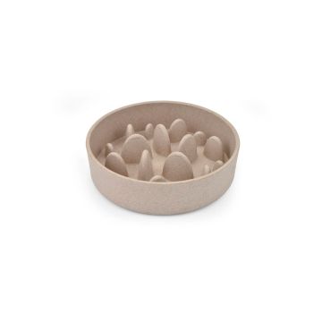 Nayeco Comedero lento de bambú beige 1,43 l
