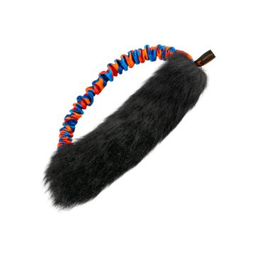Tug-E-Nuff Sheepskin Bungee Ring negro