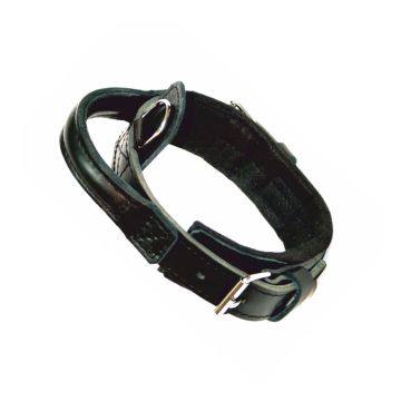 Dingo Gear Collar Heros de cuero con asa 50 mm