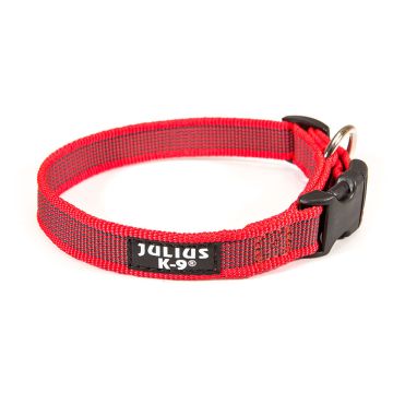 Julius-K9 Collar color & gray rojo