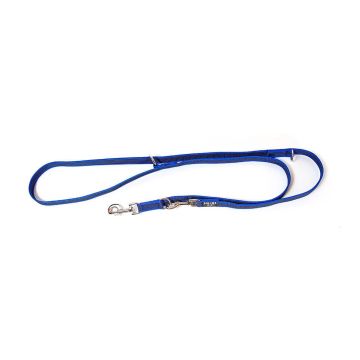 Julius-K9 Ramal policial azul de goma entretejida 20 mm x 2,2 m