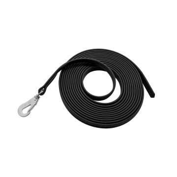 HS Sprenger Correa negra de Biothane Footballgrip 16 mm sin asa
