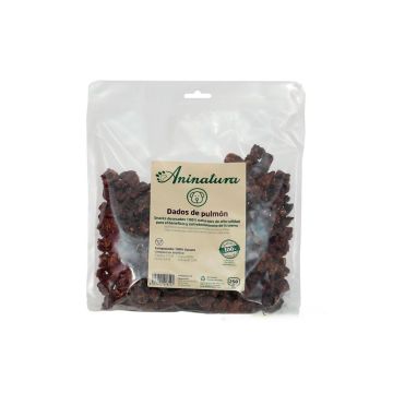 Aninatura Snacks de dados de pulmón de vacuno